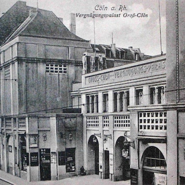 Der Vergnügungspalast „Groß-Köln“ 1912.