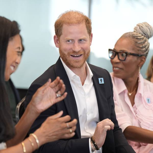 Prinz Harry bei einer Podiumsdiskussion des Diana Award in London.