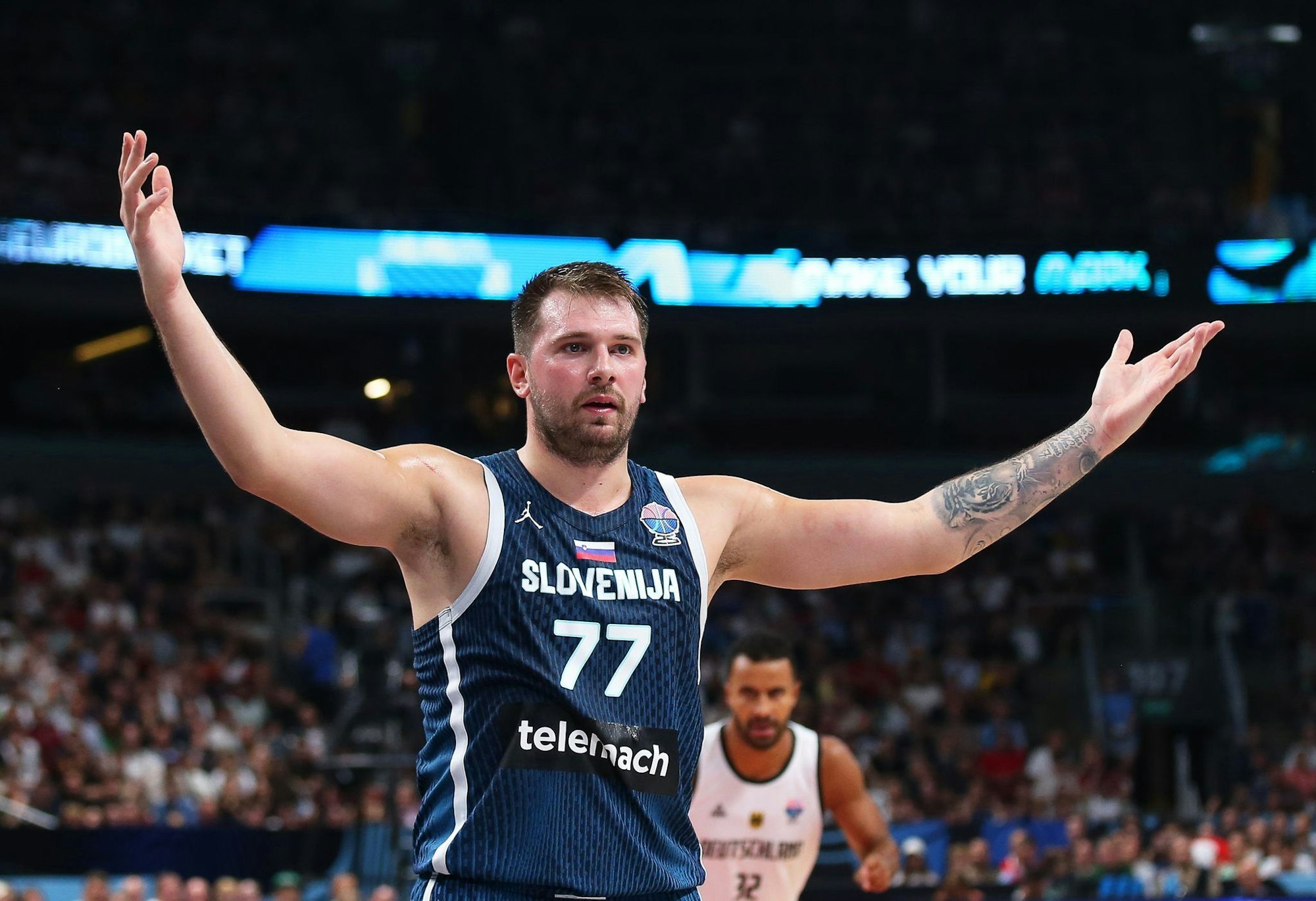 Luka Doncic war mit vielen Pfiffen der Schiedsrichter nicht einverstanden.