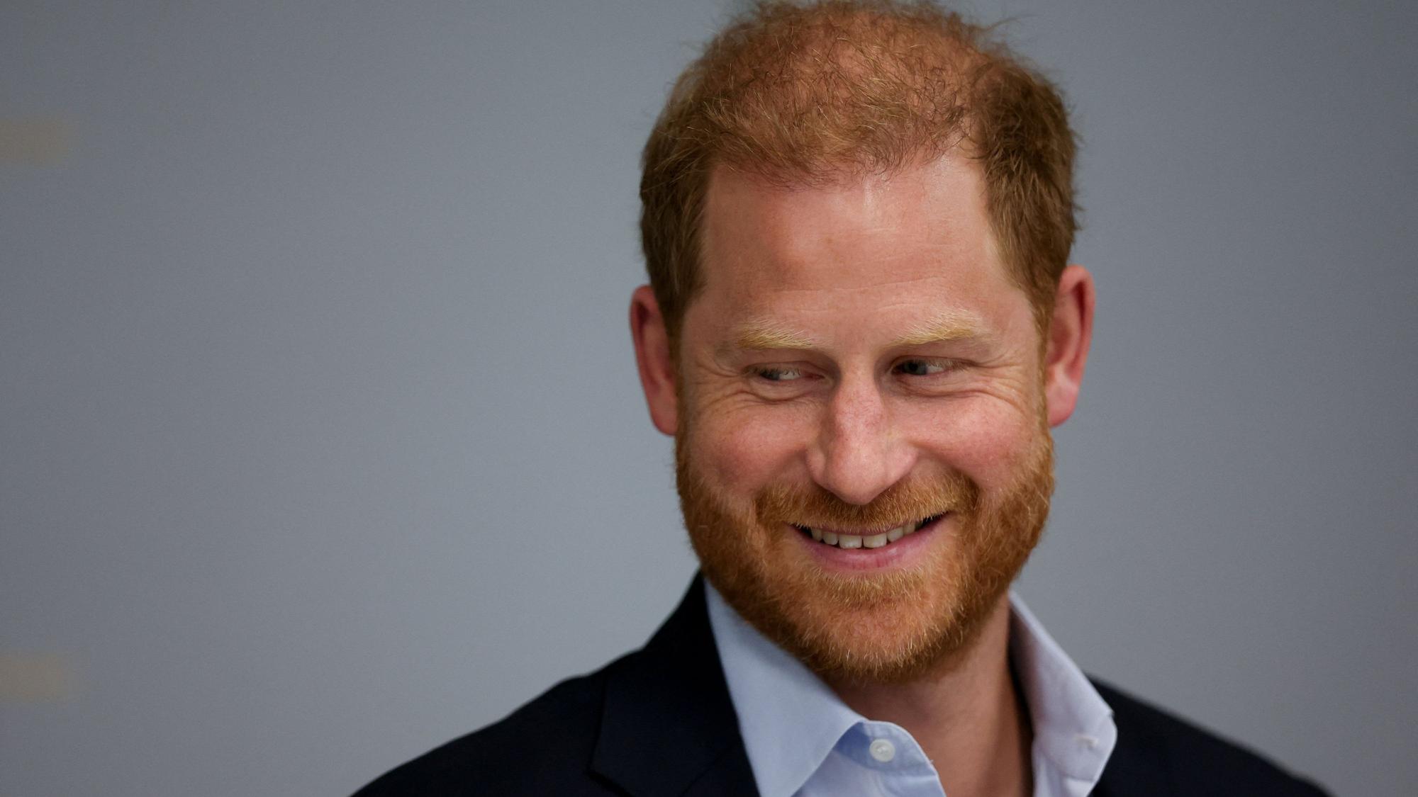 Prinz Harry, Herzog von Sussex, bei einem Besuch des Centre for Blast Injury Studies des Imperial College London im Sir Michael Uren Hub in White City, West London.
