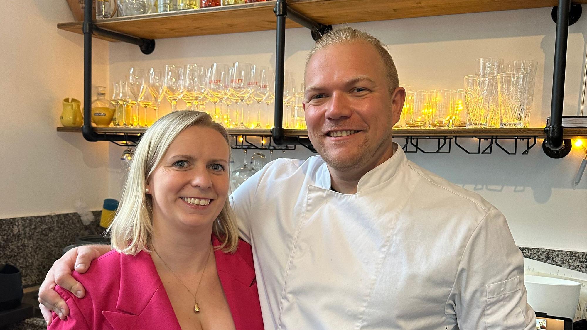 Timo Herrmann und Tanja Herzig, ein junges Paar mit Erfahrung aus der Sternegastronomie.