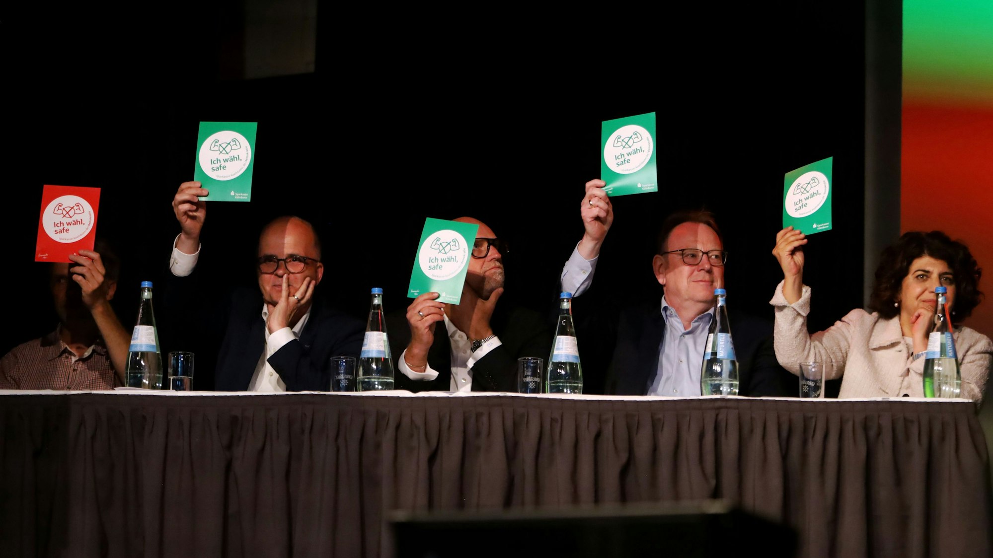 Rot oder grün? Auch die OB-Kandidaten und -Kandidaten verhielten sich zu den Ideen.