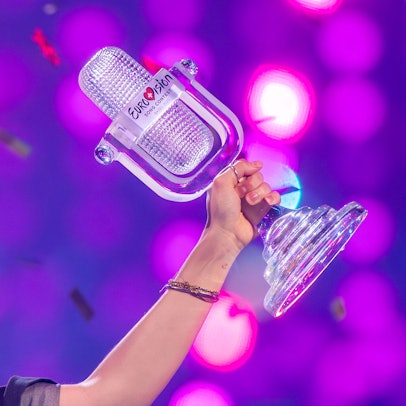 Die Trophäe des ESC.