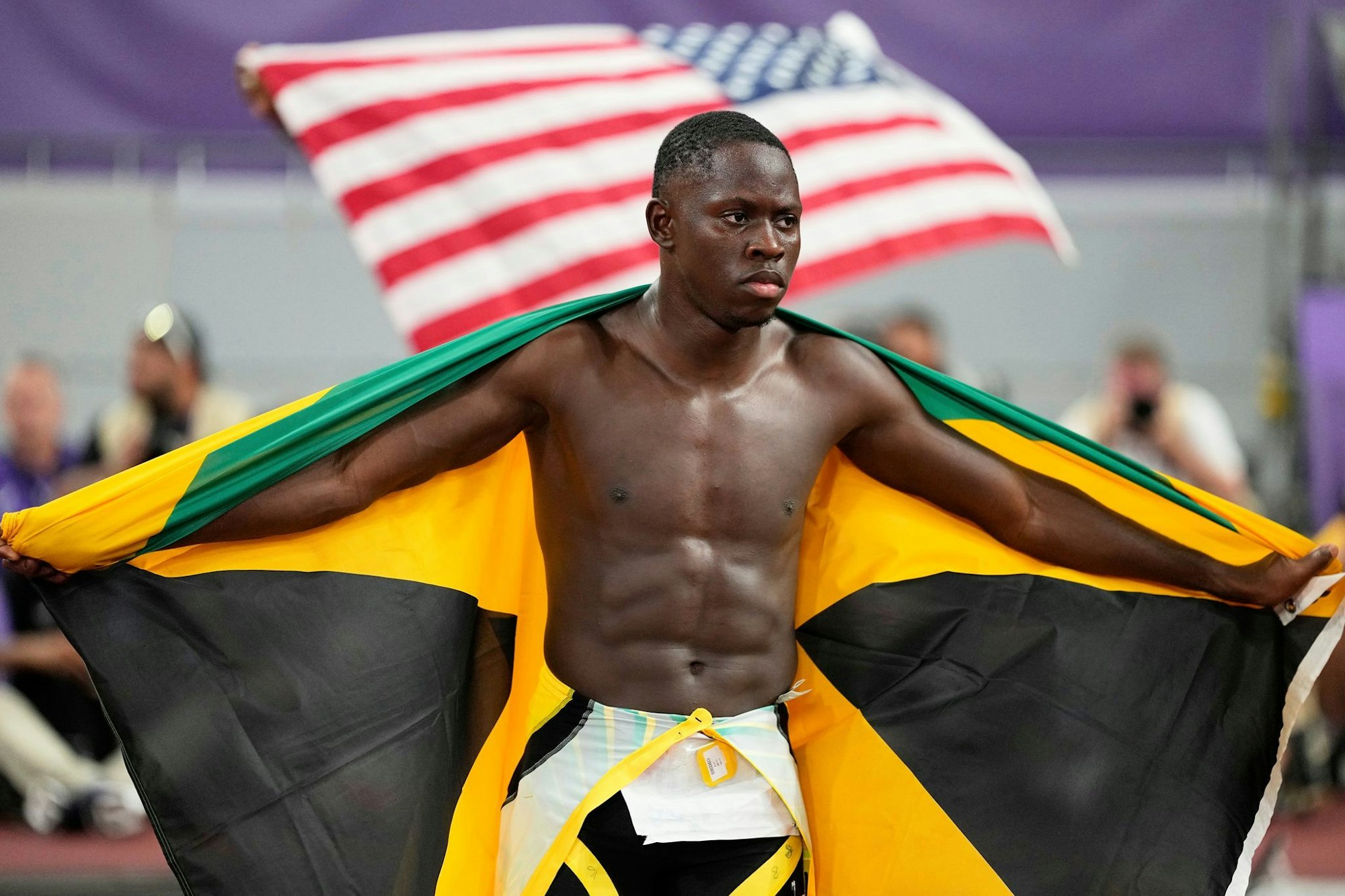 Oblique Seville ist der schnellste Mann der Welt über 100 Meter.