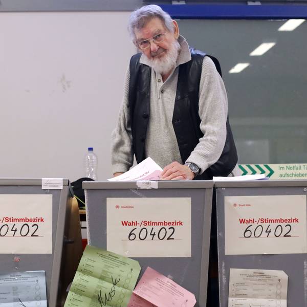 14.09.2025, Köln: Besucht bei Albert Politz. Politz ist mit 93 Jahren der ältester Wahlhelfer Kölns. Foto: Arton Krasniqi