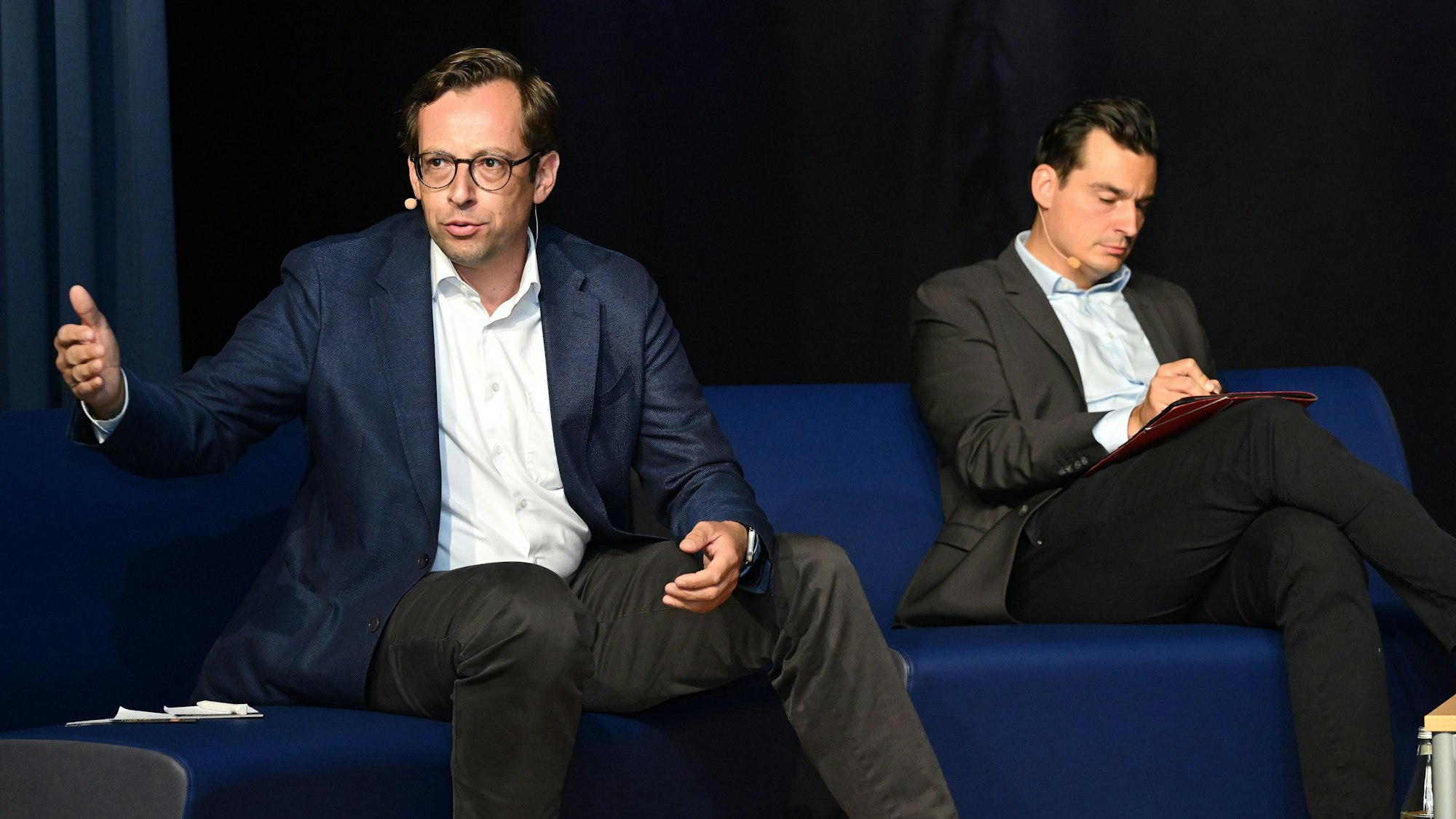 Zwei für die Stichwahl: Alexander Felsch (CDU/FDP) und Marcel Kreutz (SPD/Grüne).