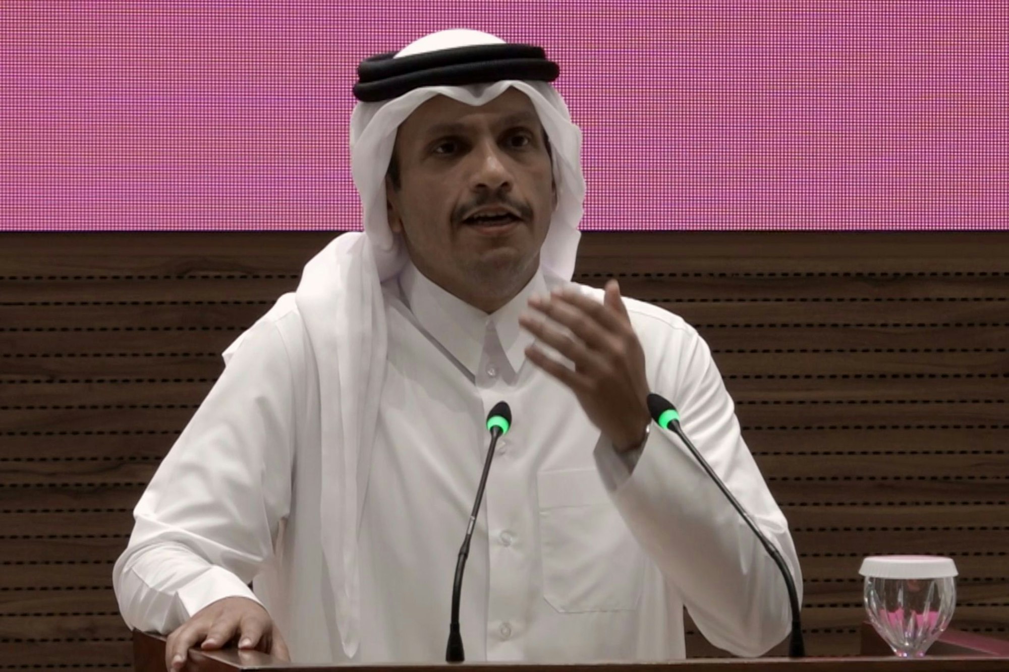 Katars Regierungschef Al Thani fordert nach Israels Angriff «echte und spürbare Maßnahmen auf allen Ebenen». (Archivbild)