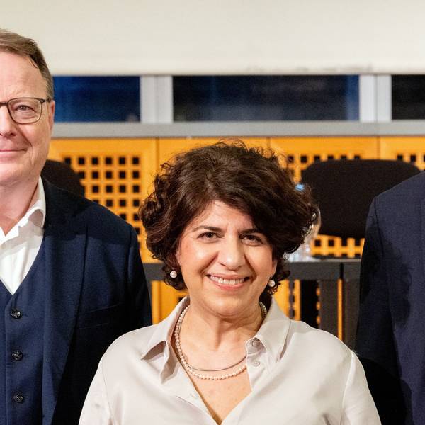 Berivan Aymaz (Grüne, l.) und Torsten Burmester (SPD)