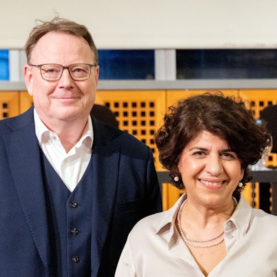 Berivan Aymaz (Grüne, l.), Torsten Burmester (SPD)