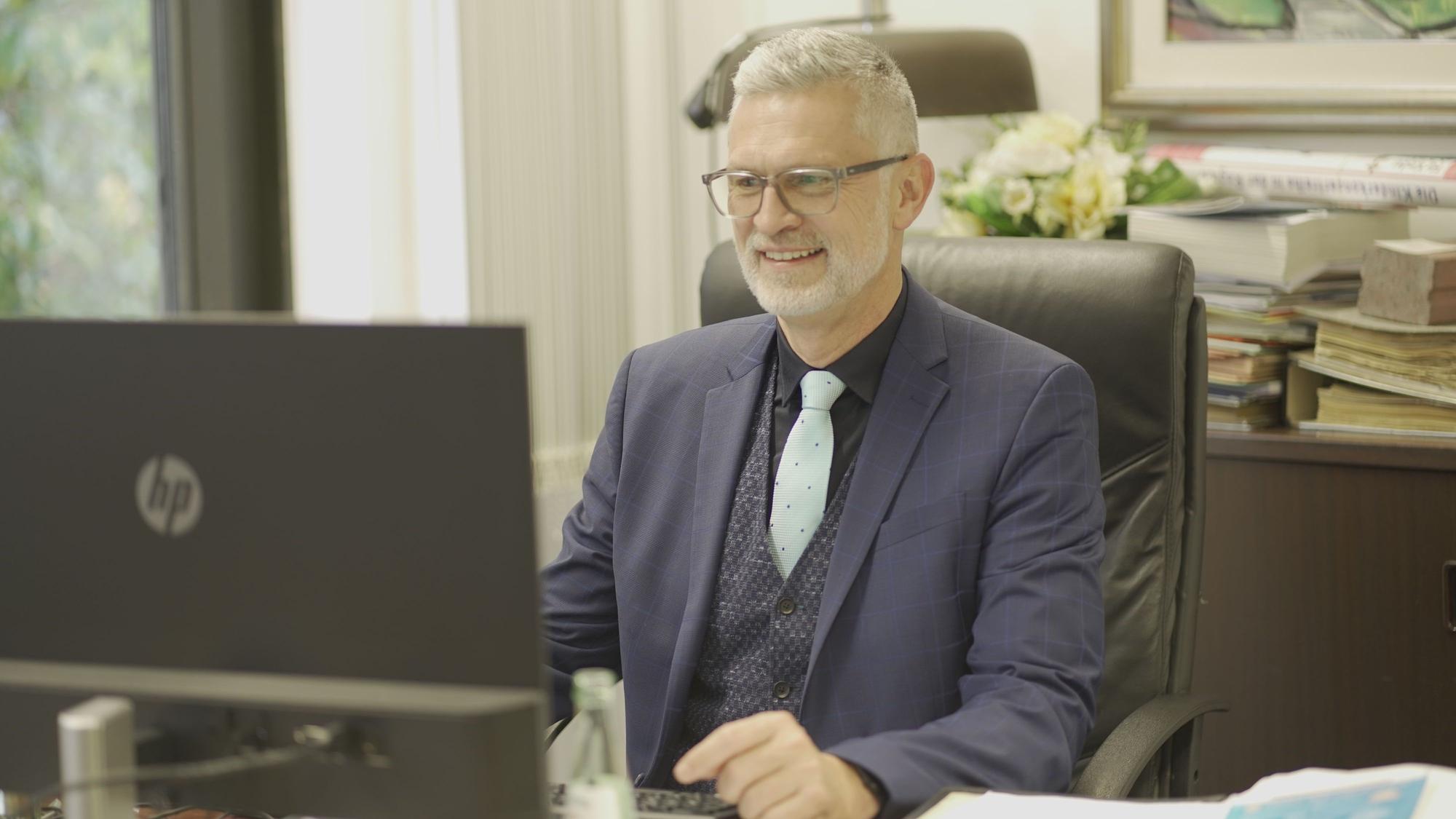 Das Foto zeigt den CDU-Bürgermeisterkandidaten Harald Stingl.