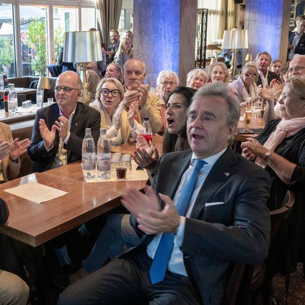Die Wahlparty der CDU am 14. September im Consilium im Rathaus.