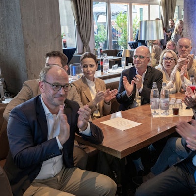 Die Wahlparty der CDU am 14. September im Consilium im Rathaus.