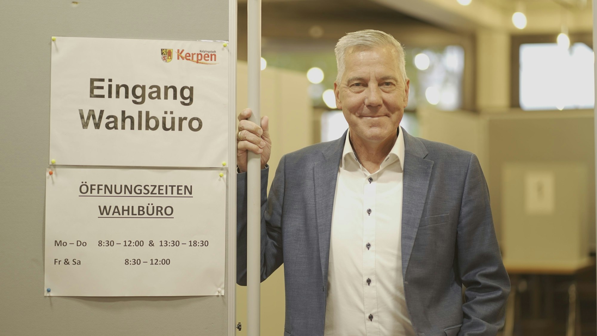Das Foto zeigt den Bürgermeisterkandidaten Thomas Jurczyk.
