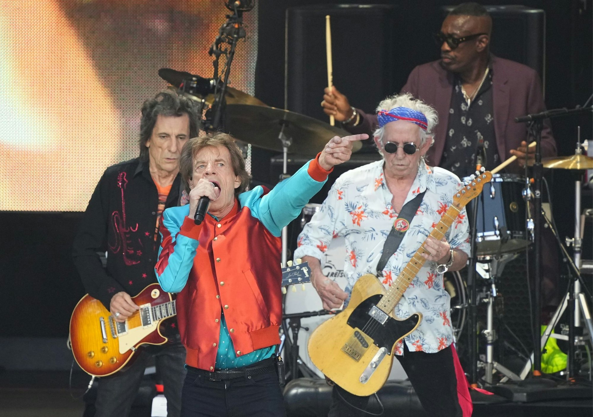 Die Stones kehren später öfter zurück - hier 2022. (Archivbild)