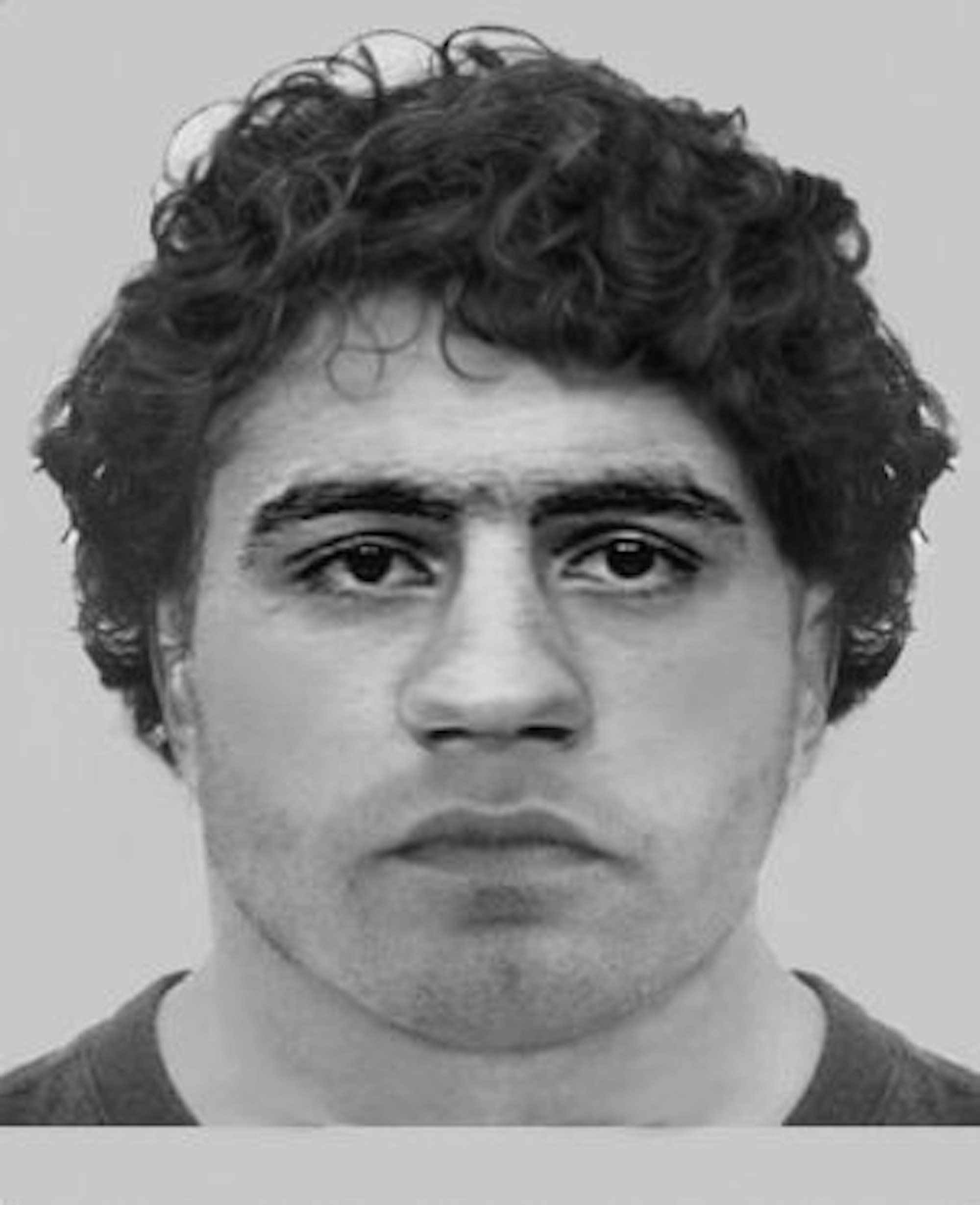 Mit diesem Phantombild des Gesuchten sucht die Kölner Polizei nach dem Täter.