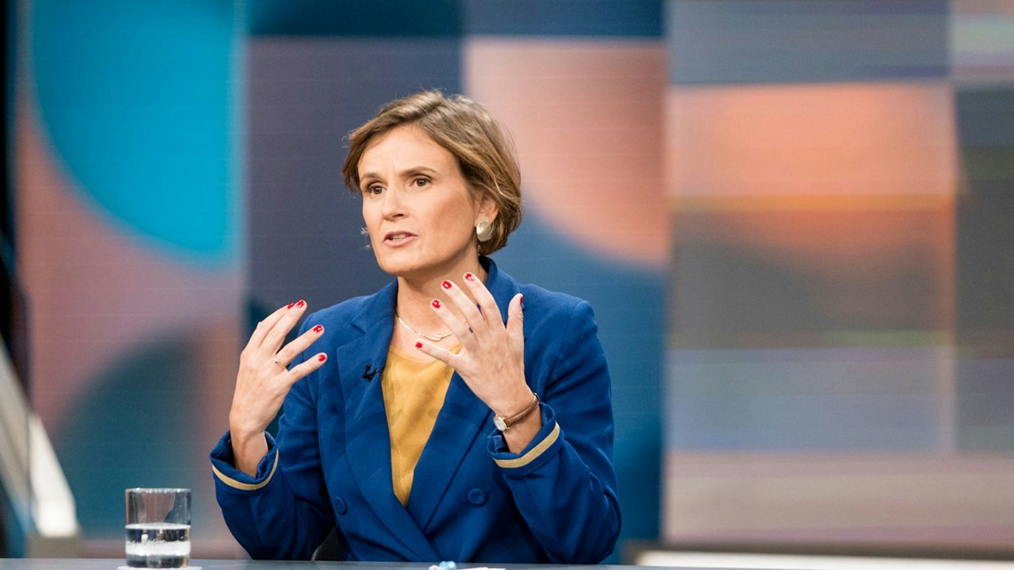 Katja Kipping warnte bei „Hart aber fair“ vor dem „Herbst der Reformen“. (Bild: WDR / Thomas Kierok)