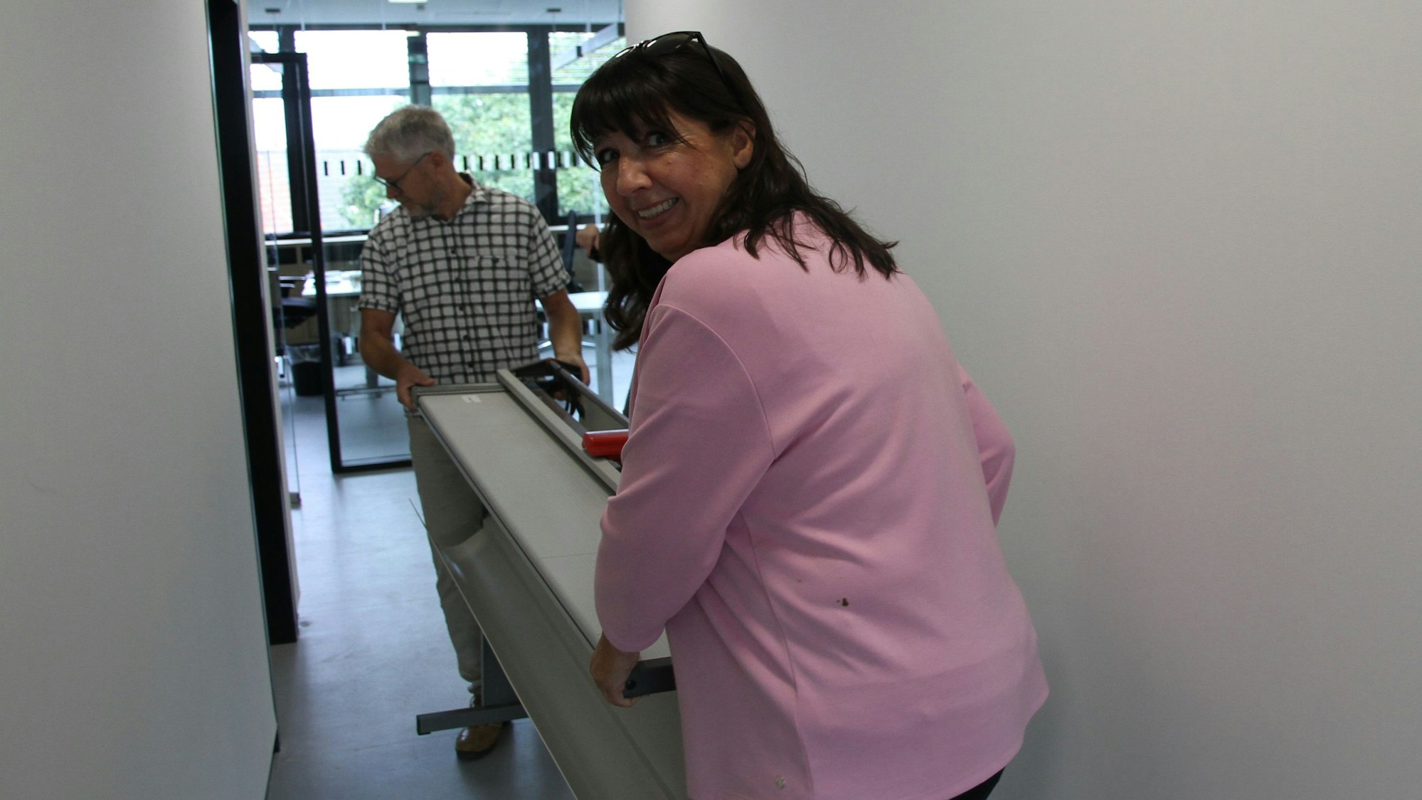 Umzug ins sanierte Siegburger Rathaus, Denkmalpflegerin Anja Göbel