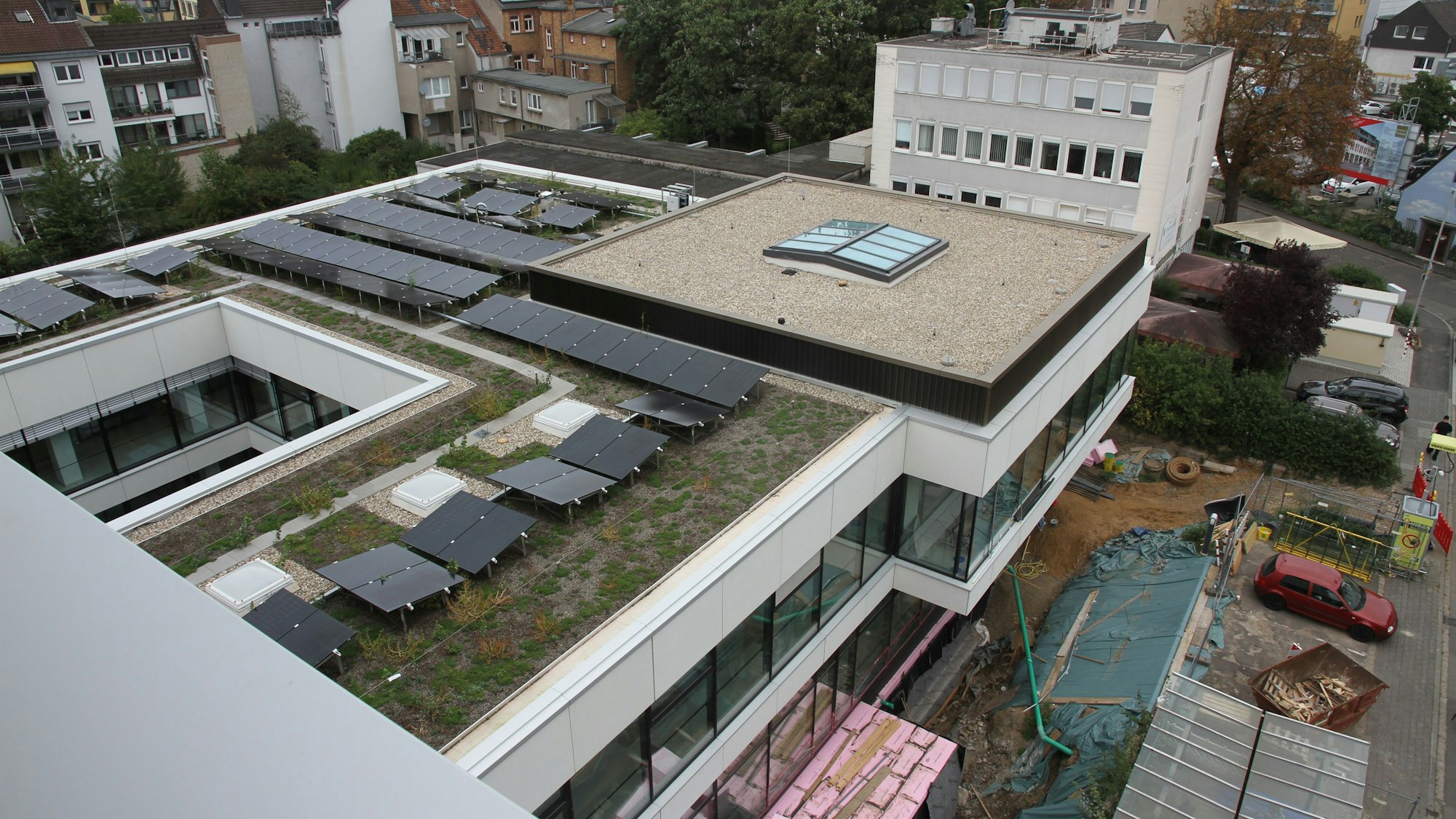 Umzug ins sanierte Siegburger Rathaus, Blick auf die Kuppel des neu sanierten Ratssaals
