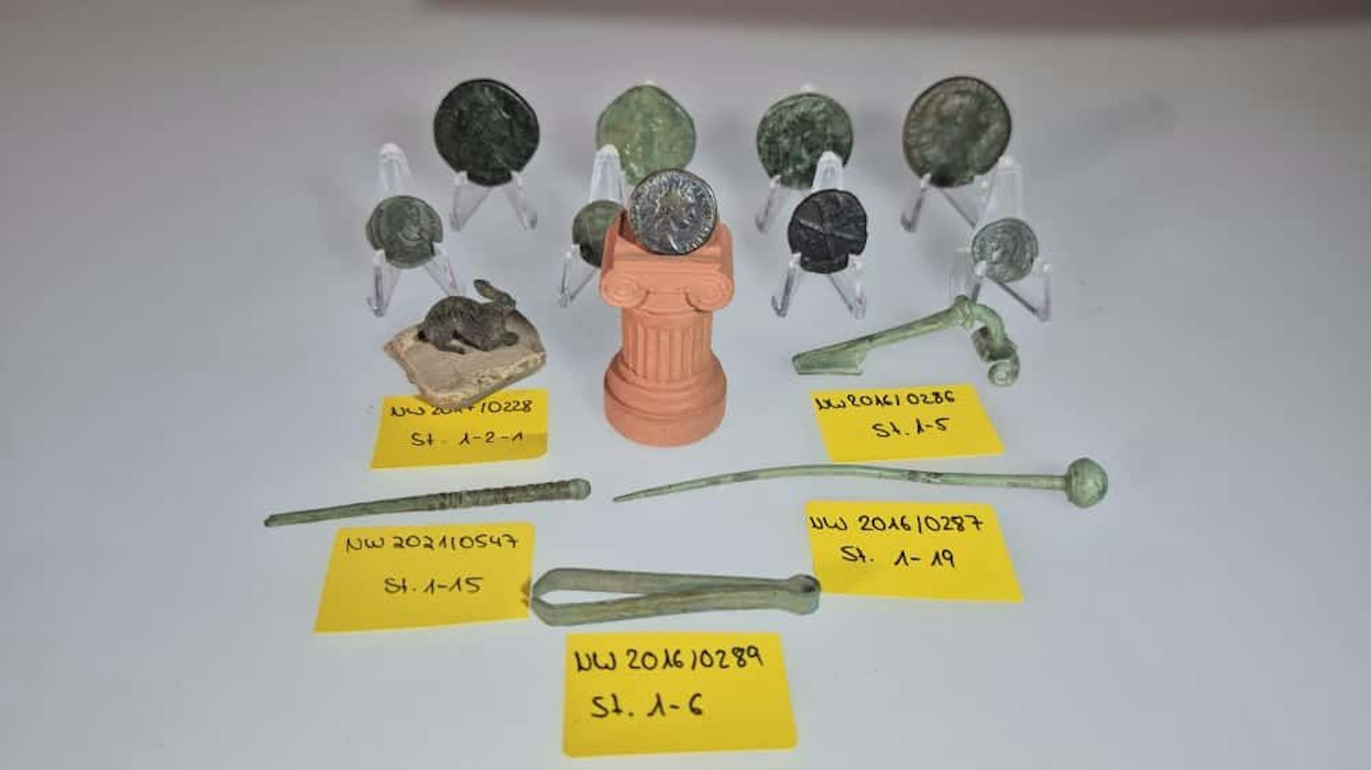 Alle Funde aus der Schatzsuche in Pulheim auf einen Blick.