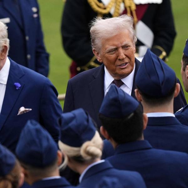 König Charles und Donald Trump beim Staatsbesuch 2025.