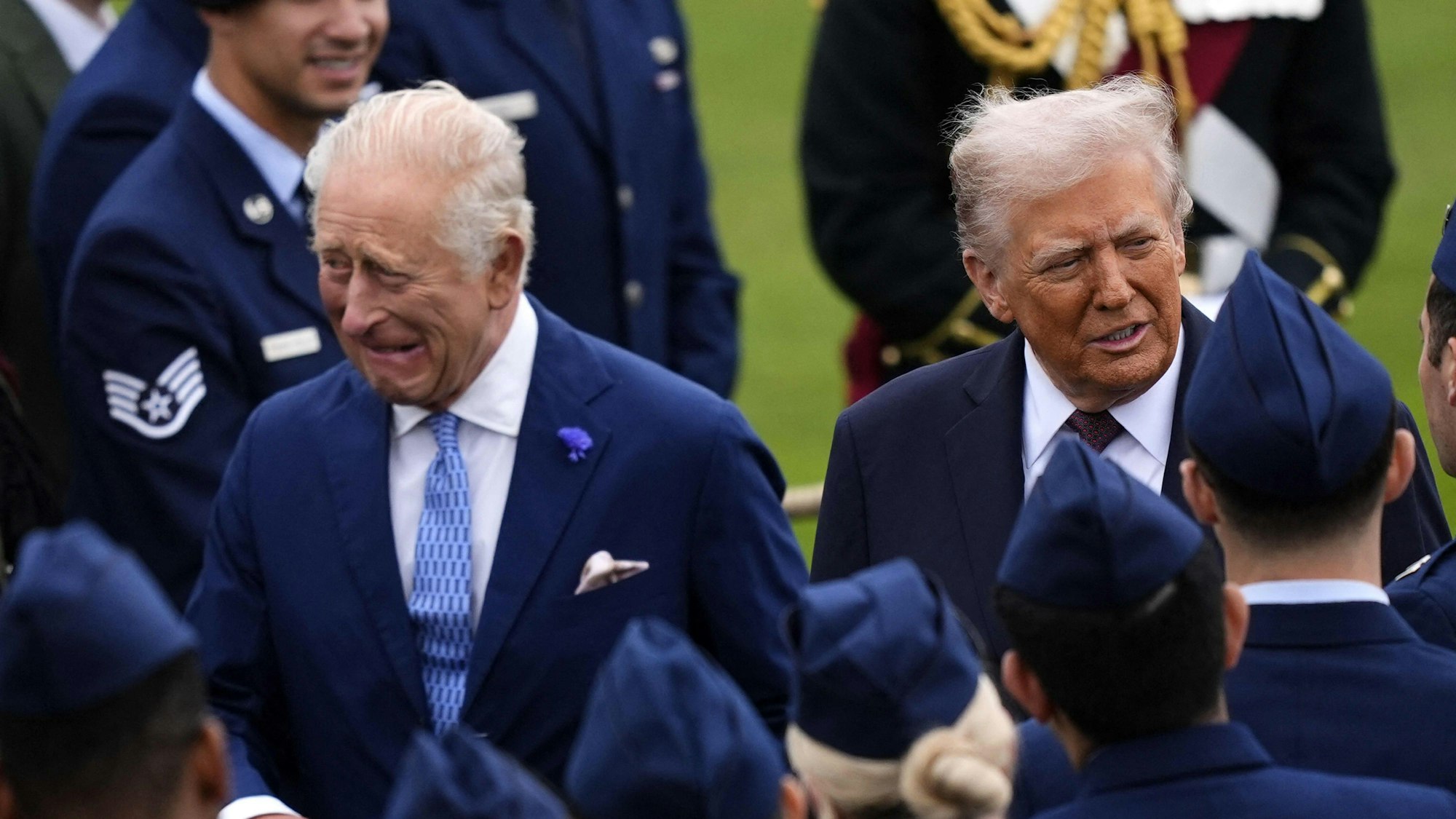 König Charles und Donald Trump beim Staatsbesuch 2025.