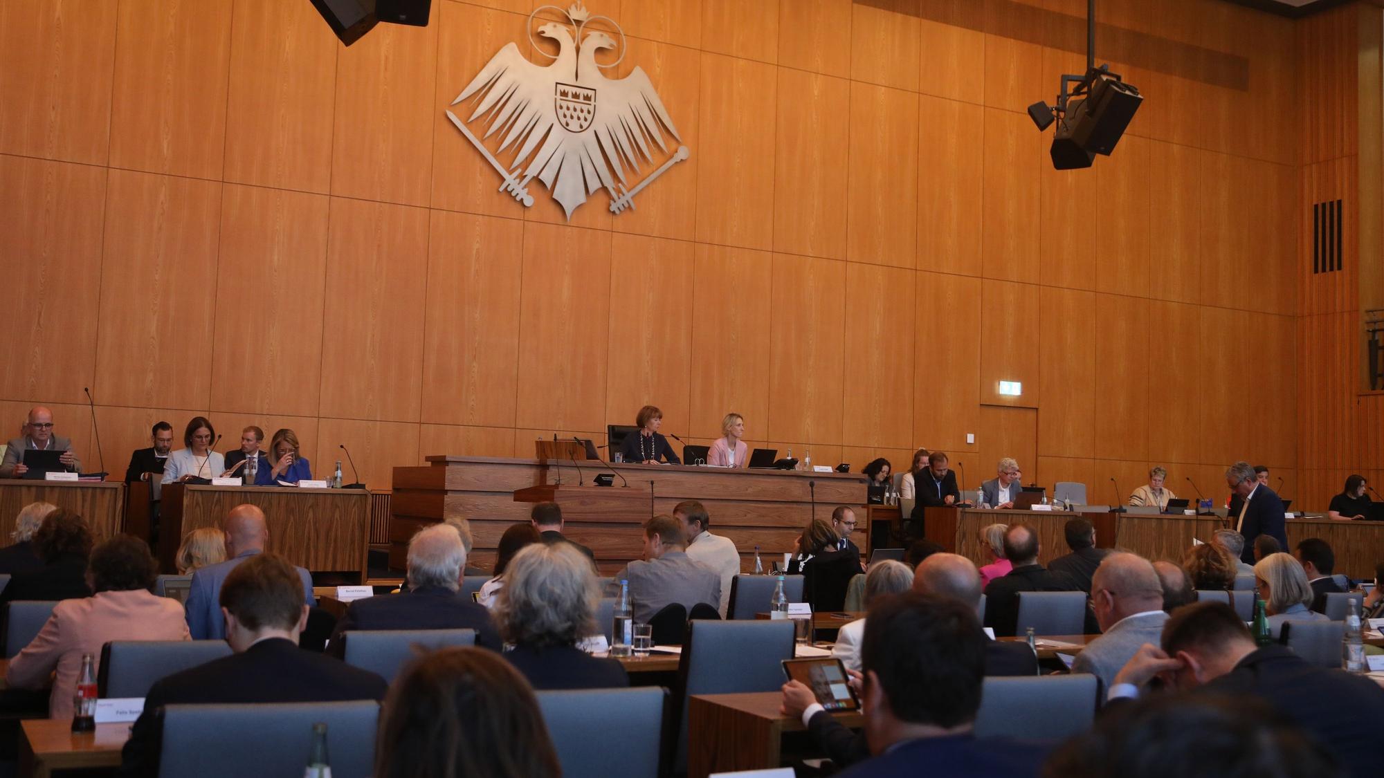 Eine Sitzung des Kölner Stadtrates.