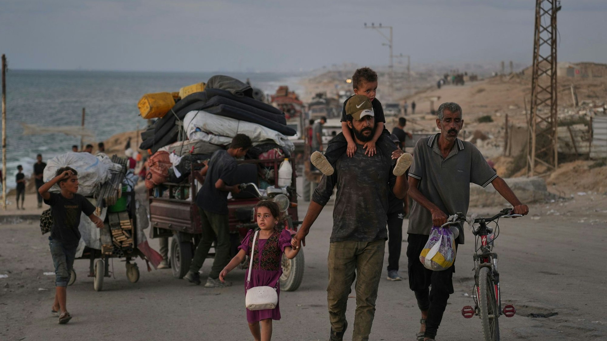 Viele Palästinenser können sich eine Flucht aus der Stadt Gaza schlicht nicht leisten.