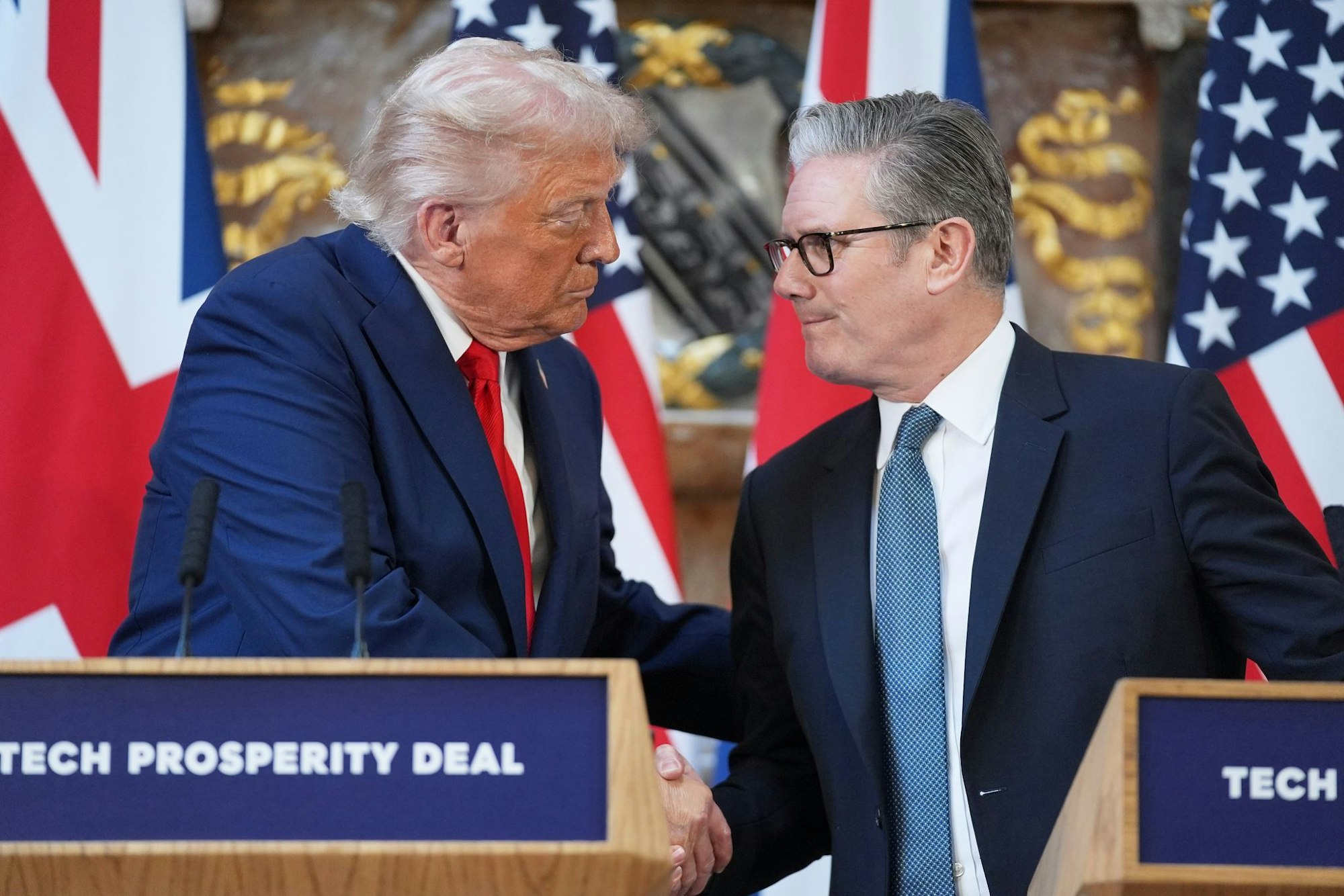 Gaza, Ukraine, Epstein: Trump und Starmer sprachen darüber bei einer gemeinsamen Pressekonferenz.