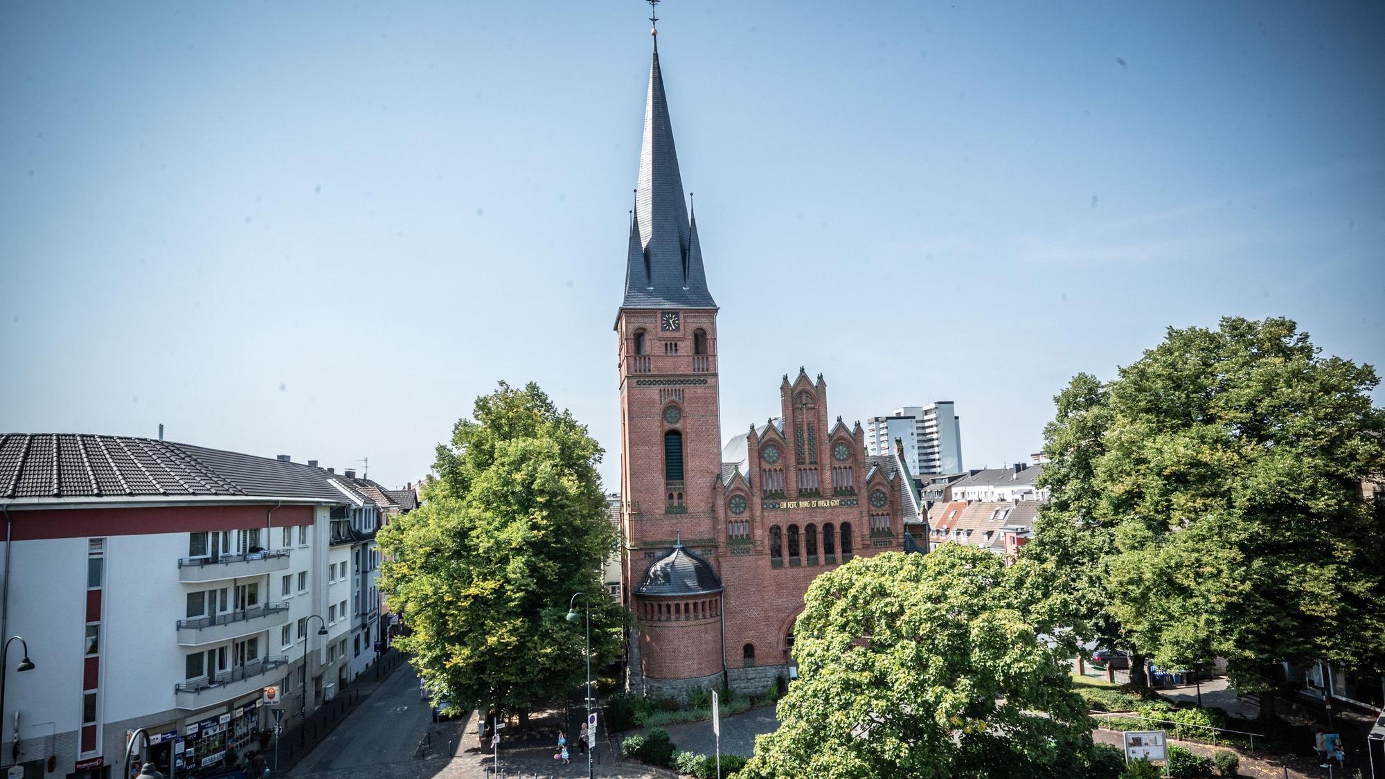 Die Christuskirche in Wiesdorf.
