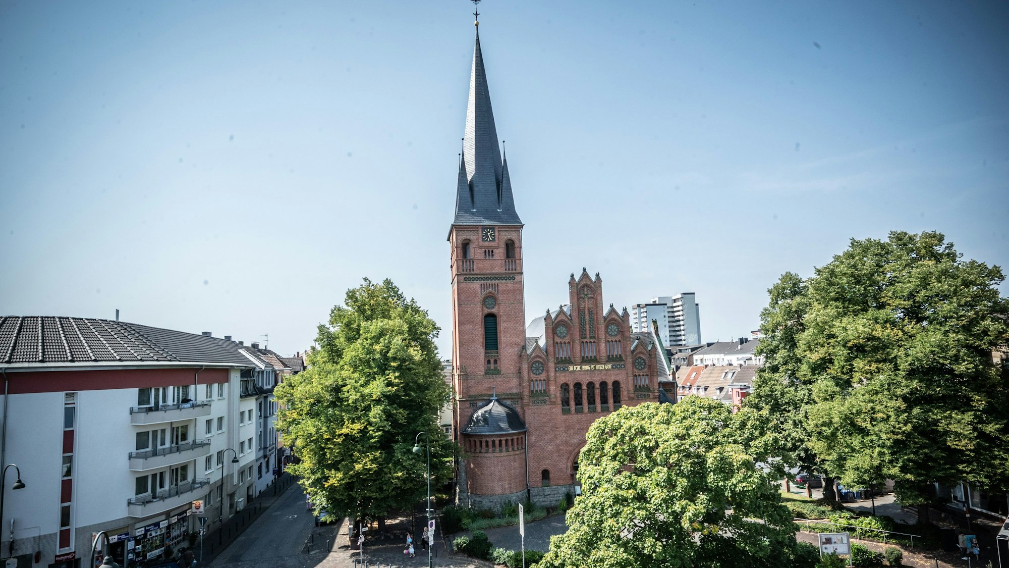 Die Christuskirche in Wiesdorf.