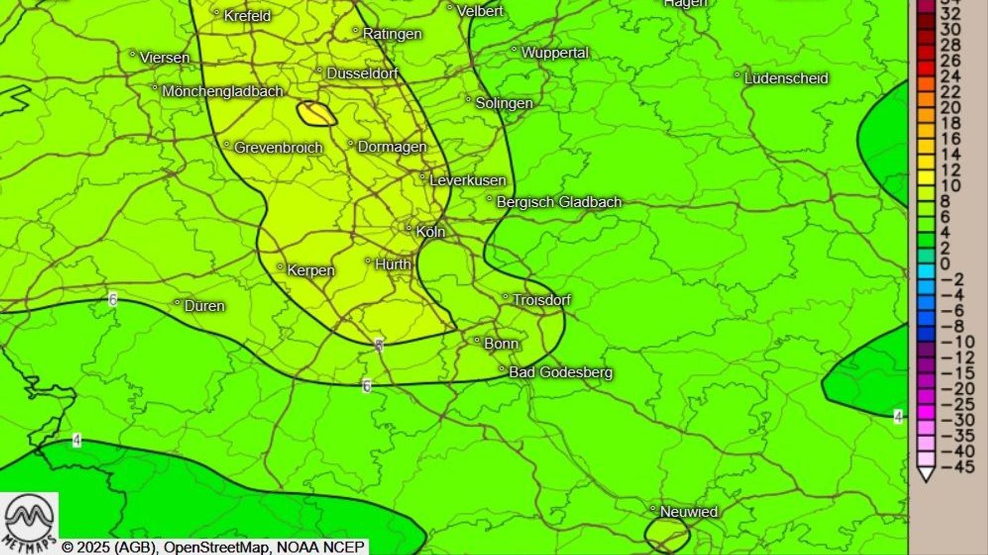 Lufttemperaturen zwischen sechs und acht Grad prognostiziert Metorologe Dr. Karsten Brandt für Mittwoch, 24. September.