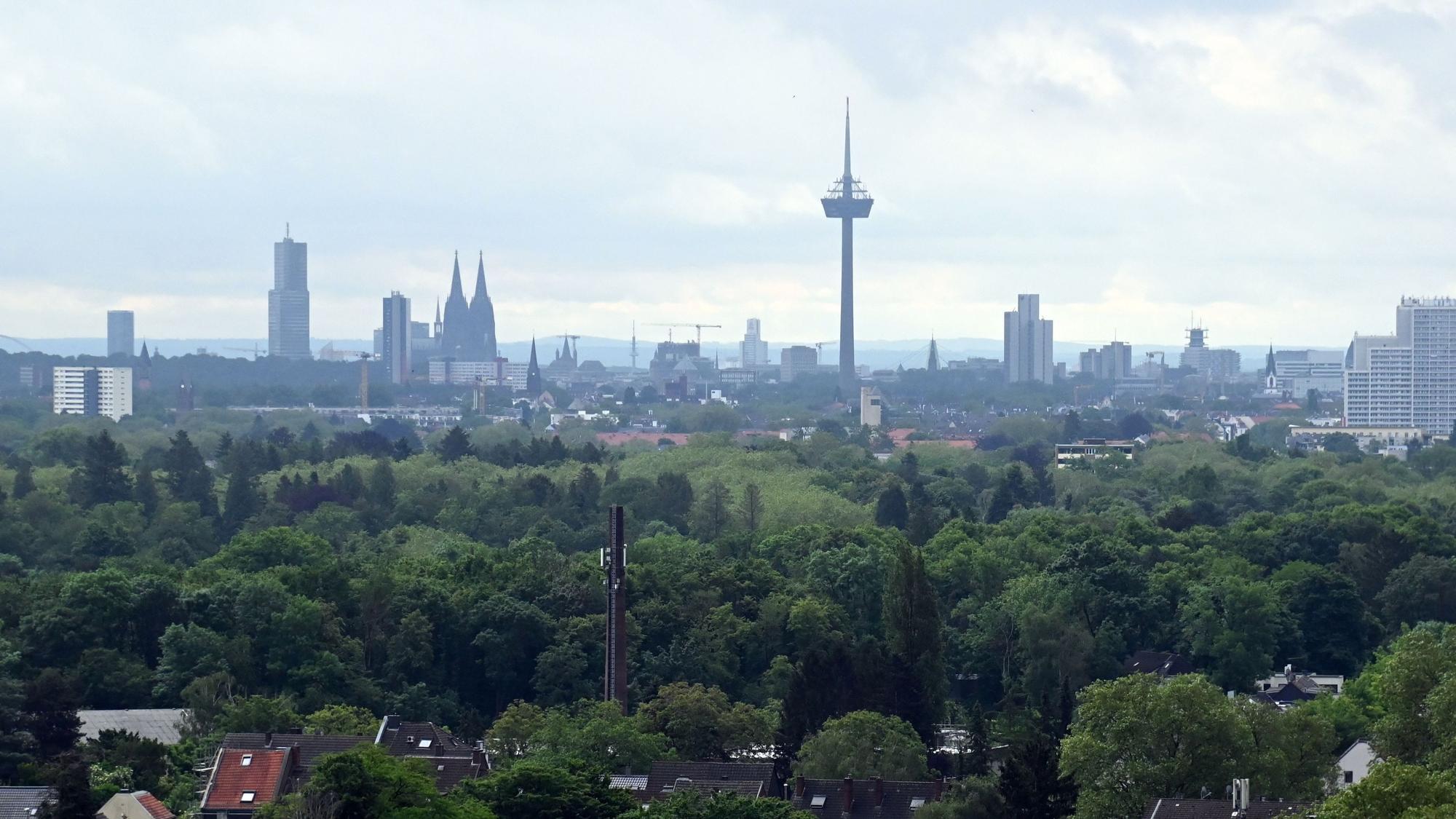 Panorama der Stadt Köln.