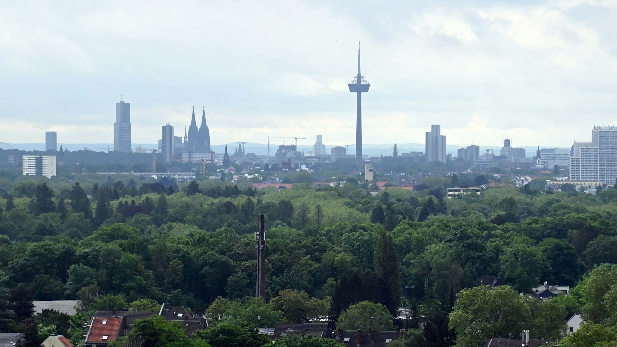 Panorama der Stadt Köln.