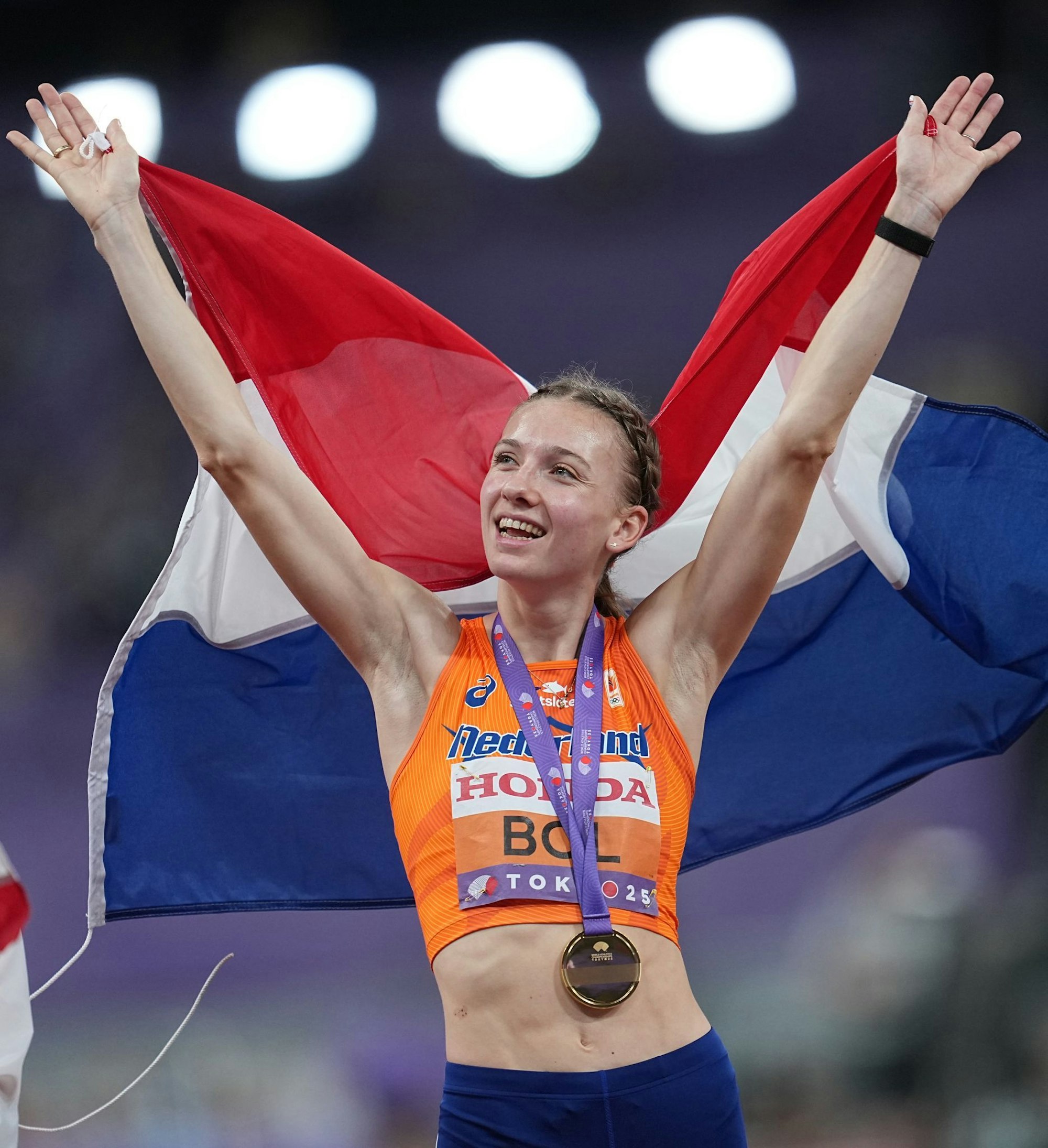 Wieder Weltmeisterin: Femke Bol aus den Niederlanden.
