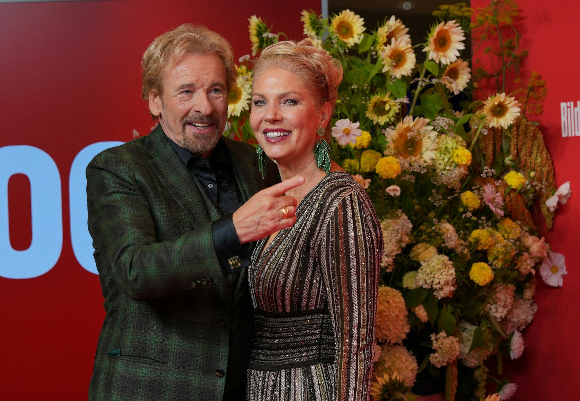Thomas Gottschalk und Karina Mroß waren auch im vergangenen Jahr auf dem Oktoberfest.