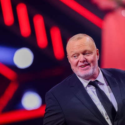 Der Kölner Entertainer Stefan Raab lacht.