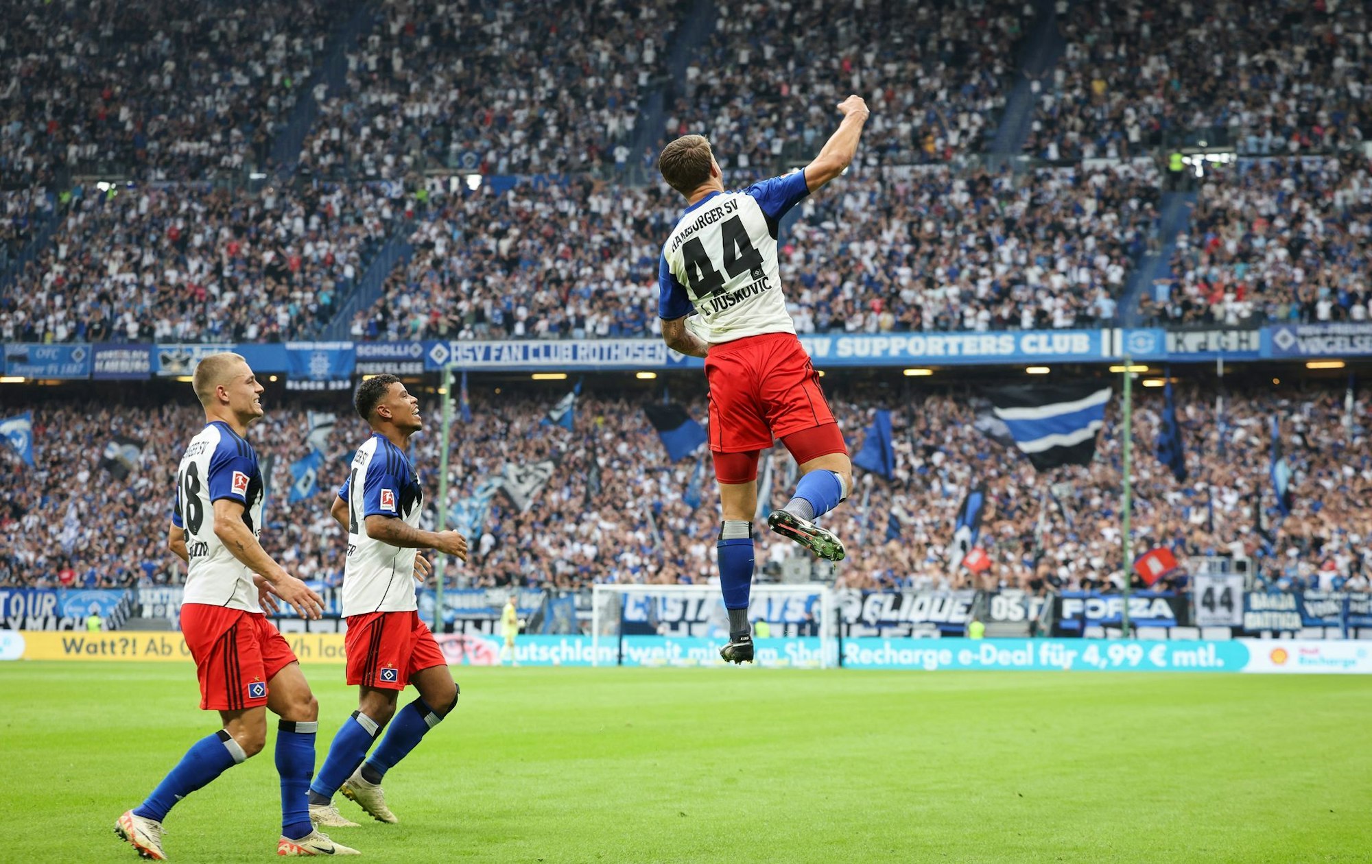 Der HSV durfte endlich über ein Tor in der Bundesliga jubeln