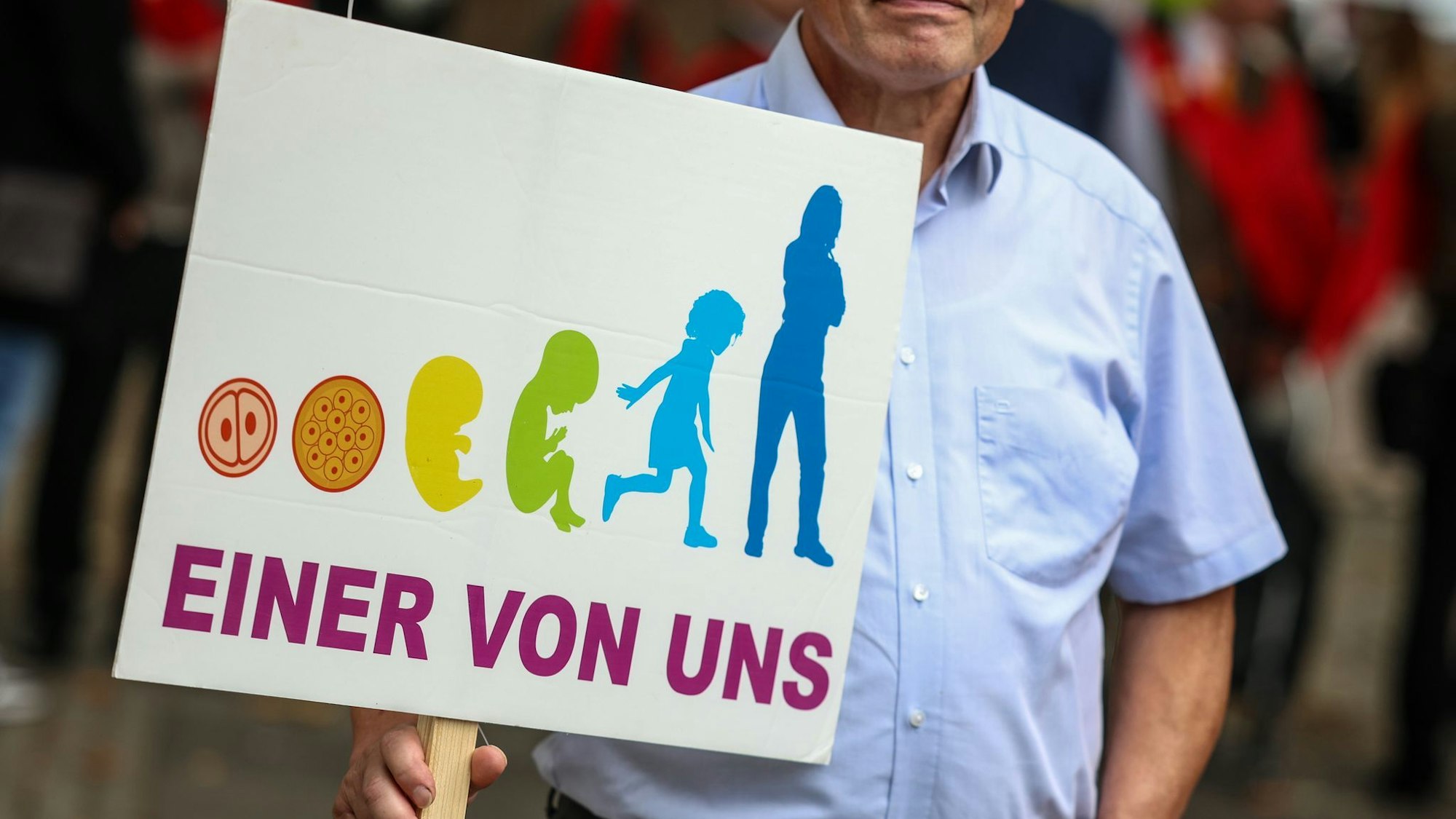Menschenwürde beginne schon mit der Empfängnis - das ist die Botschaft beim «Marsch für das Leben».
