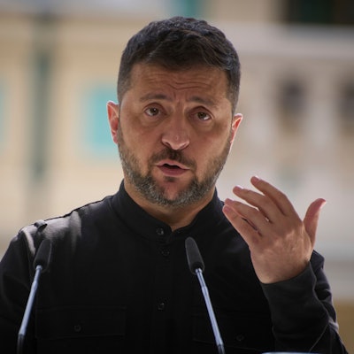 Wolodymyr Selenskyj, Präsident der Ukraine, kündigt eine wichtige diplomatische Woche an.