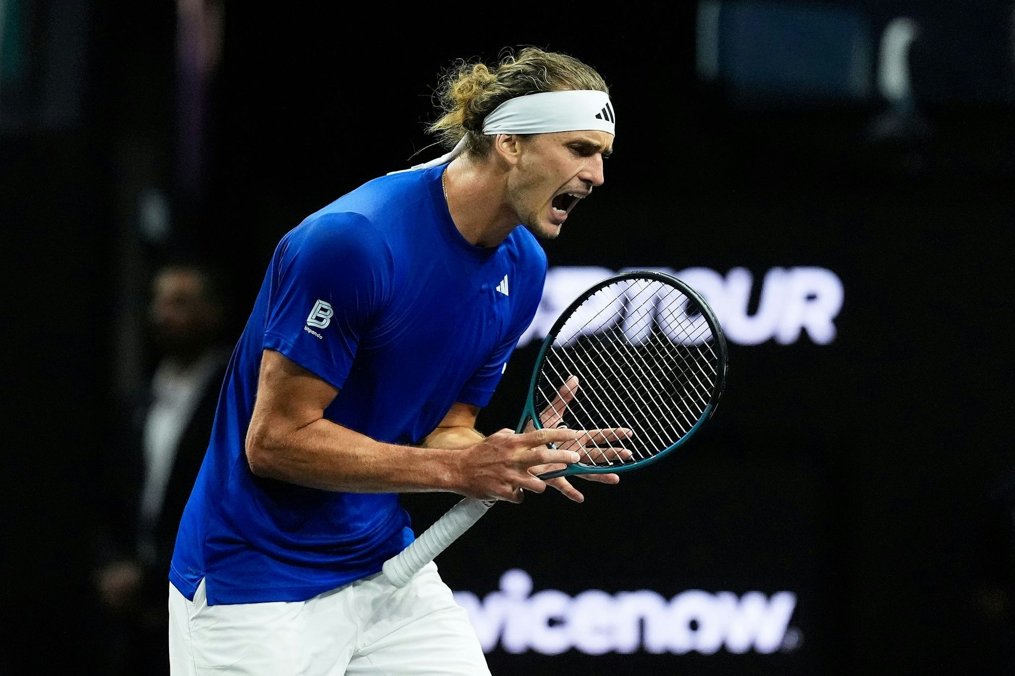 Alexander Zverev verzweifelte am zweiten Tag beim Laver Cup am Australier Alex de Minaur.