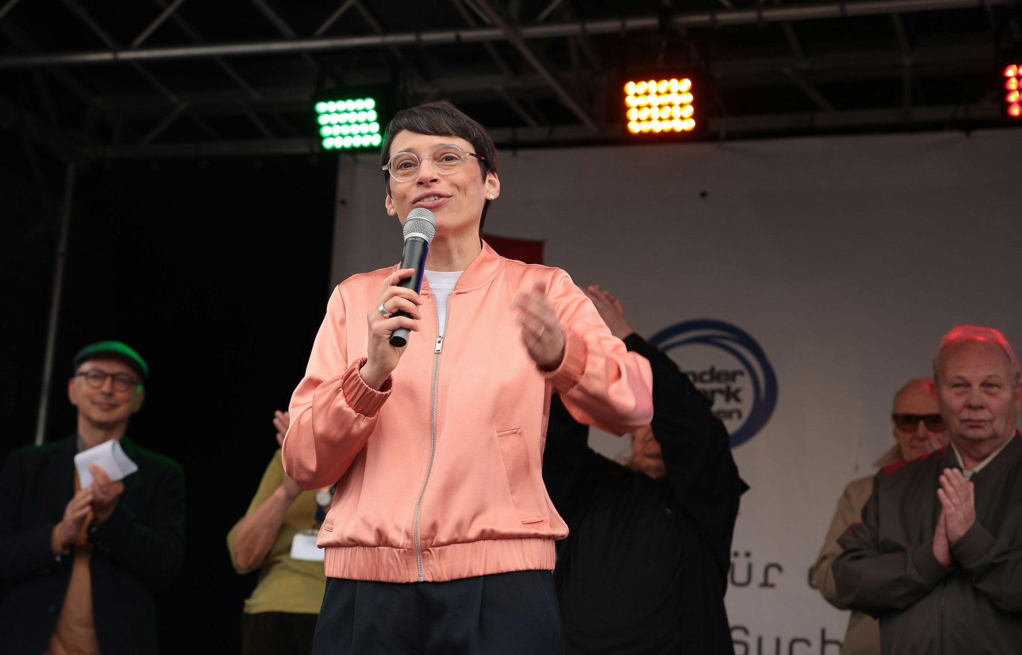 Auch NRW-Familienministerin Josefine Paul kam zum Kölner Weltkindertag.