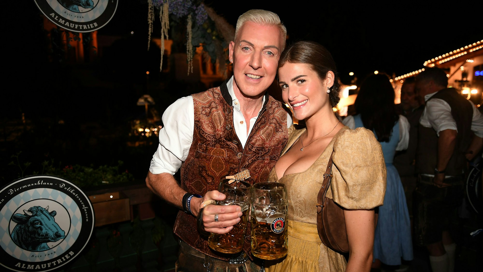 H. P. Baxxter mit seiner Ehefrau Sara.