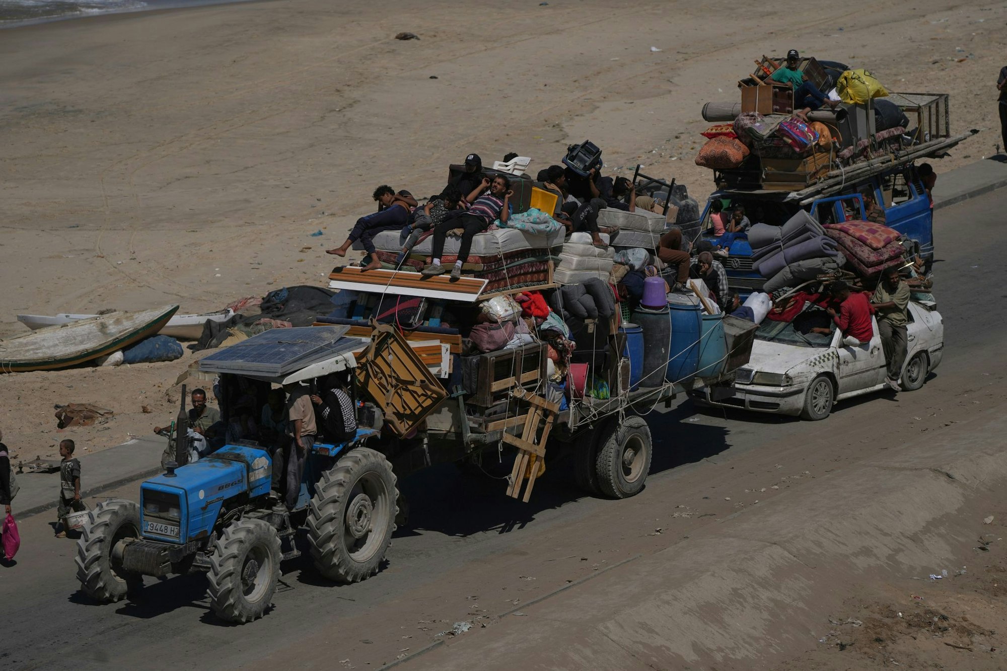 Hunderttausende Menschen sind bereits aus der Stadt Gaza geflohen.