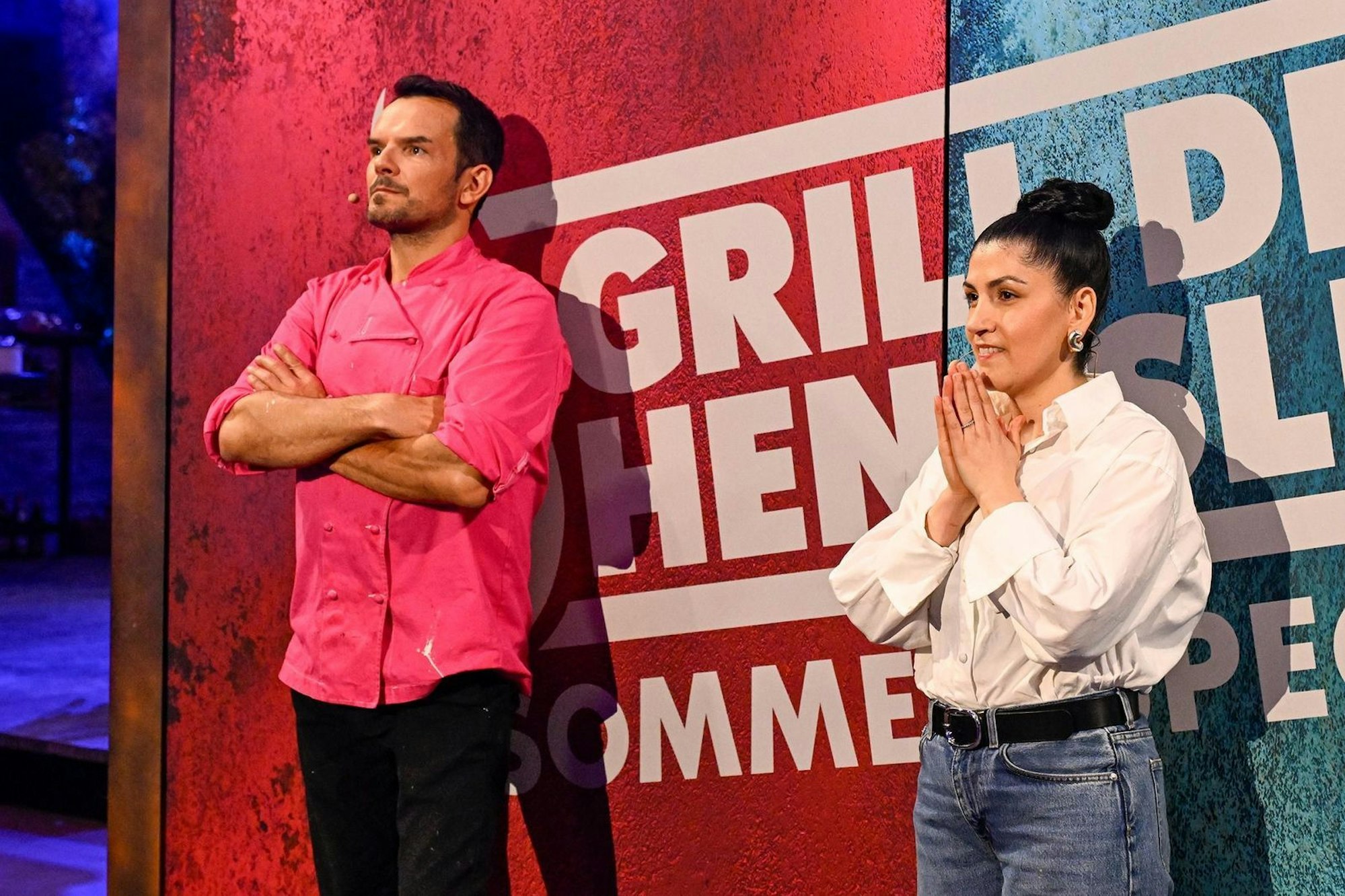 Es half kein Bangen und kein Flehen. Oskans Küchlein misslang und Henssler gewann auch das Dessert mit 21:16. (Bild: RTL/Markus Hertrich)