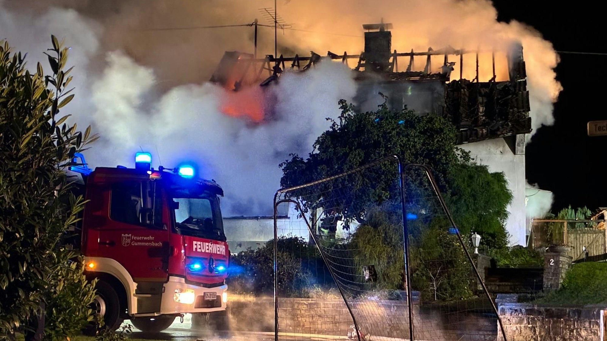 In den Flammen in Gummeroth starb eine Frau.