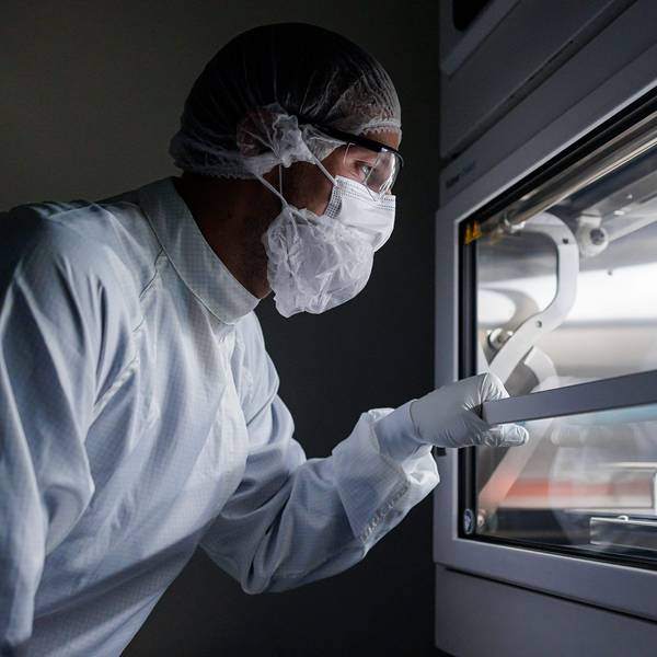 Forscher im Gentechnik-Labor der Bayer-Tochter Viralgen in San Sebastián bei Bilbao.