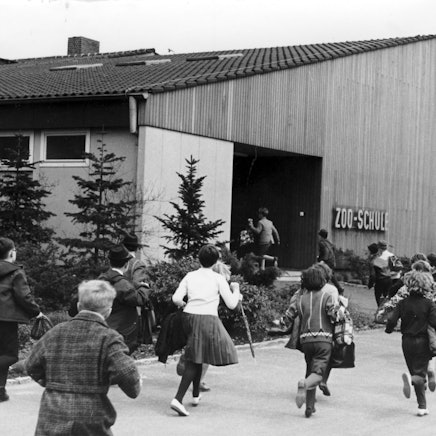 Die Zoo-Schule Mitte der 1960er Jahre.