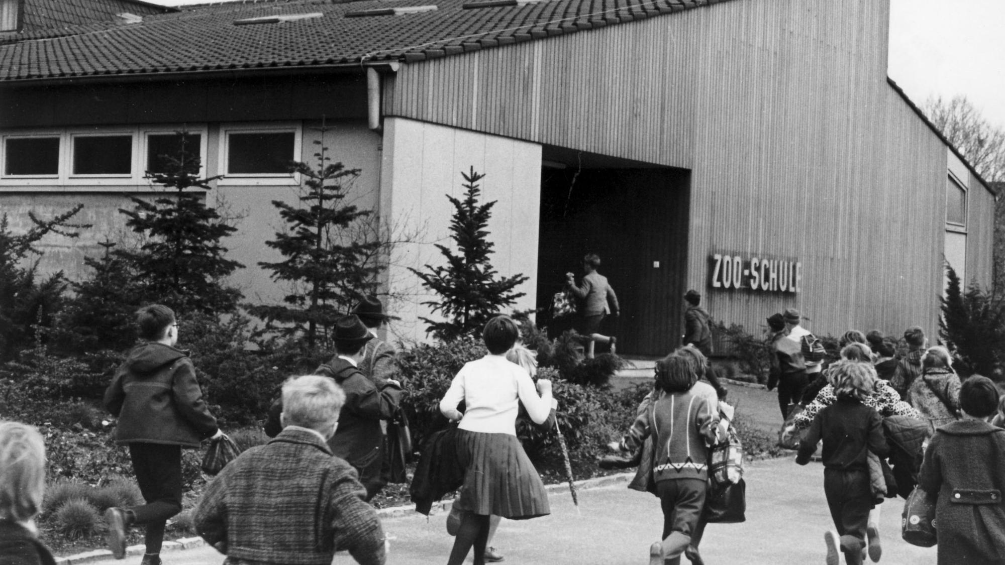 Die Zoo-Schule Mitte der 1960er Jahre.