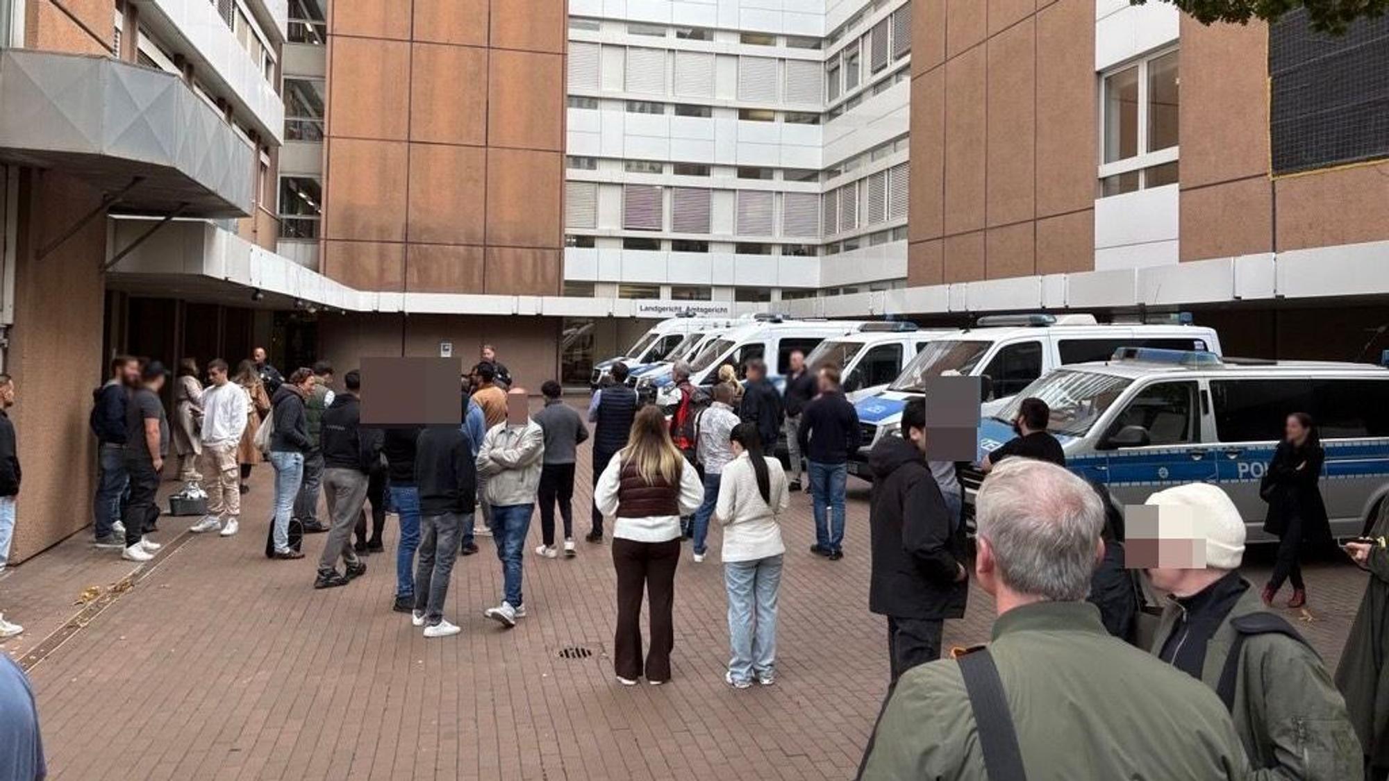 Landgericht in Köln am 22.9.2025 geräumt