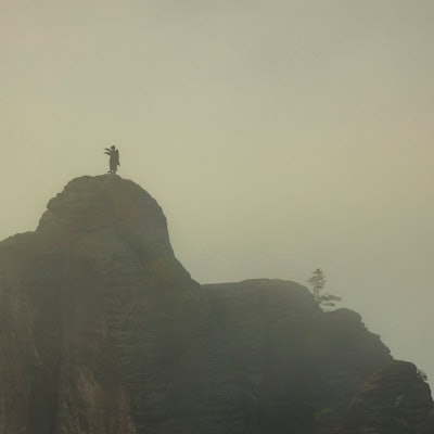 Morgen im Basteigebiet Sonnenaufgang im Basteigebiet.